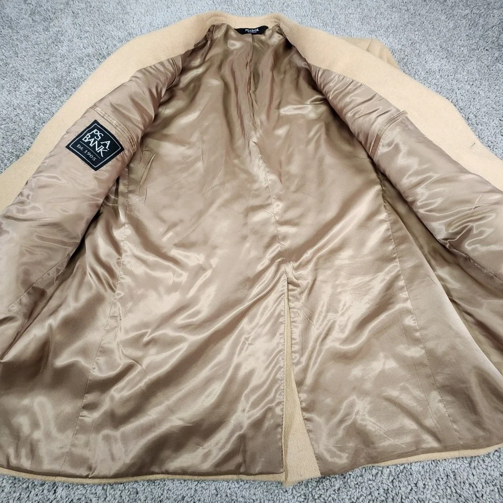 Jos A Bank Camel Hair Blazer 44 Long Beige Classic Luxury Sport‎ Coat Classic